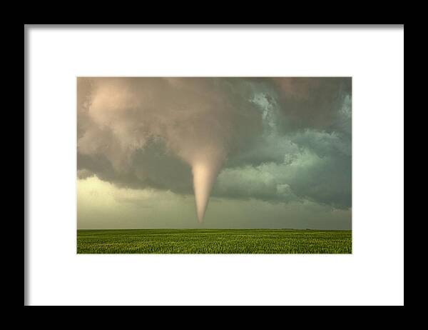 Sanford Tornado Framed Print featuring the photograph Tornado by Roger Hill