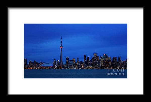 Nina Stavlund Framed Print featuring the photograph Toronto Blues... by Nina Stavlund