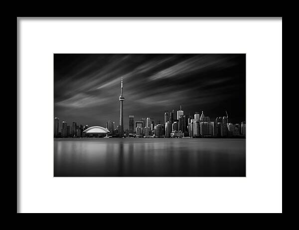 Toronto Framed Print featuring the photograph Toronto Skyline - 8 Minutes in Toronto by Ian Good