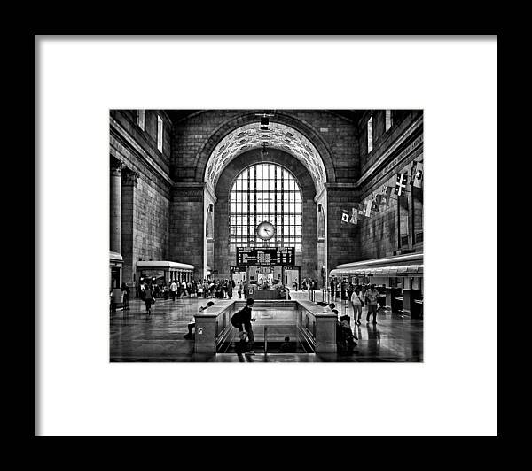 Toronto Framed Print featuring the photograph Toronto Union Station 323PM by Brian Carson