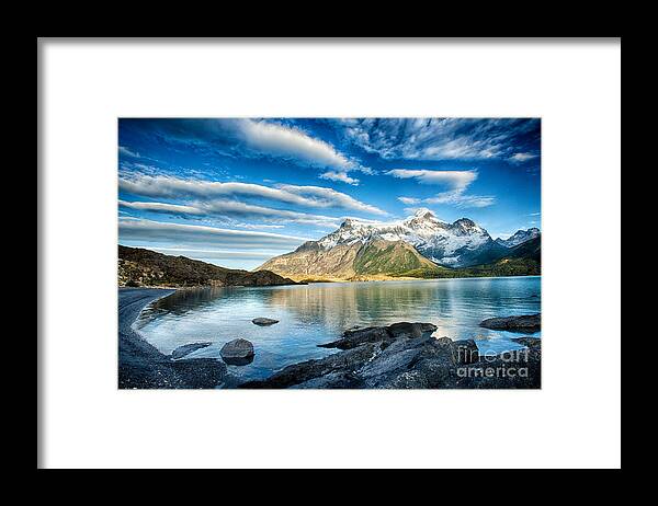 Patagonia Framed Print featuring the photograph Torres del Paine Park by Timothy Hacker