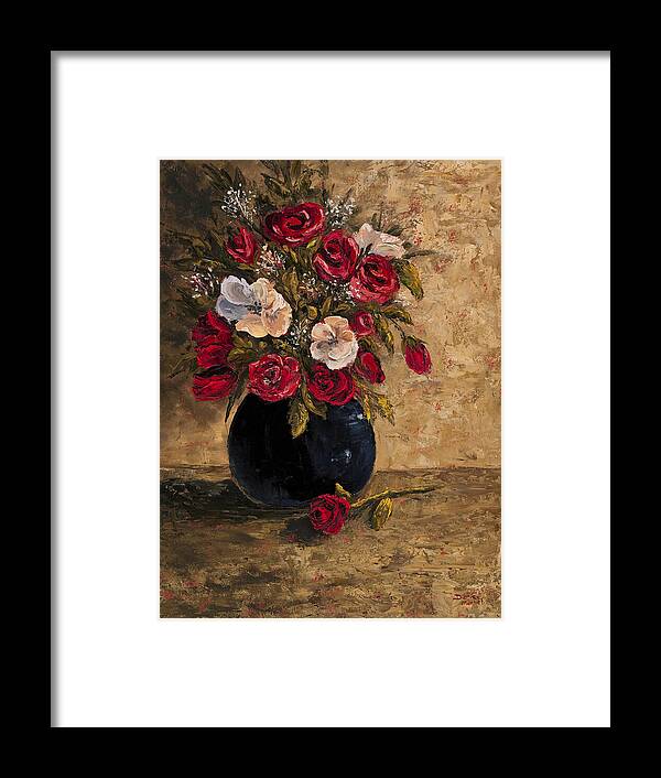 Still Life Framed Print featuring the painting Touch Of Elegance by Darice Machel McGuire