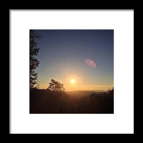 Deepgap Framed Print featuring the photograph Touching the Sun by Kerri Green
