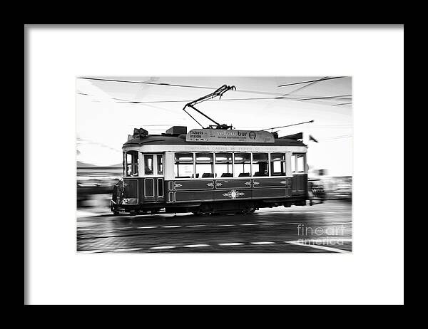 Street Framed Print featuring the photograph Touring Tram by Carlos Caetano