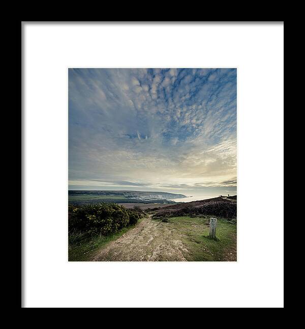 Tranquility Framed Print featuring the photograph Towards The Needles by S0ulsurfing - Jason Swain