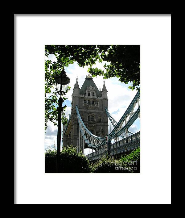 Tower Bridge Framed Print featuring the photograph Tower Bridge by Bev Conover