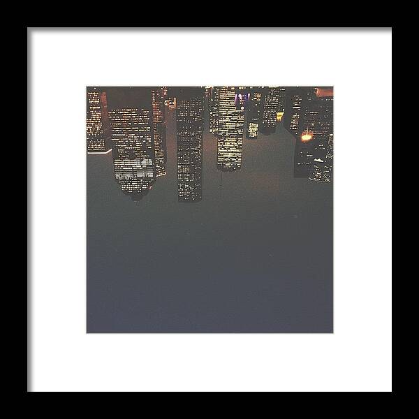  Framed Print featuring the photograph ⬇️town by Blake Fountain 