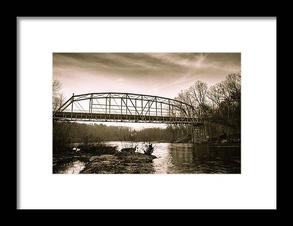 Town Bridge Framed Print featuring the photograph Town Bridge by Brian Caldwell