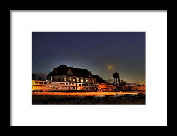 Elevated Railway Framed Print featuring the photograph Tracks by Thomas Danilovich