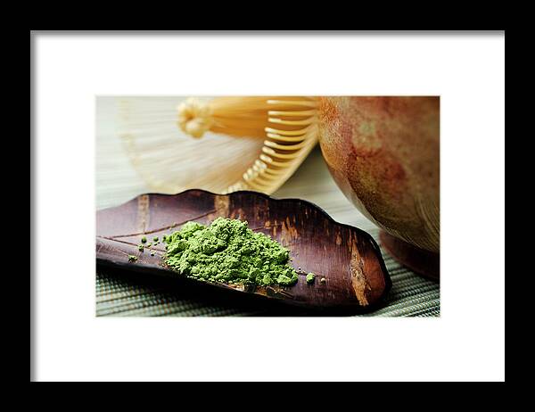 Bamboo Framed Print featuring the photograph Traditional Green Tea by Nightanddayimages