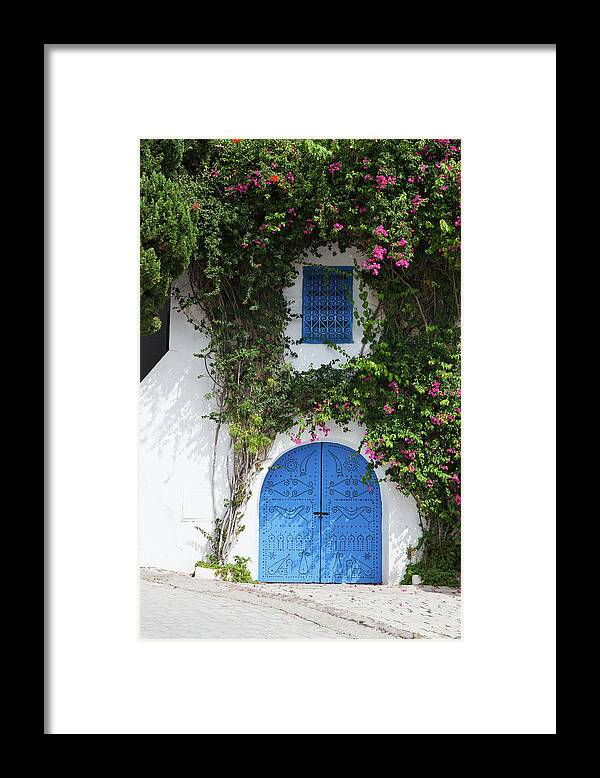 Tunisia Framed Print featuring the photograph Traditional House In Tunisia by Dzika mrowka