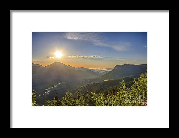 Colorado Framed Print featuring the photograph Trail Ridge Road Sunrise by Jennifer Ludlum