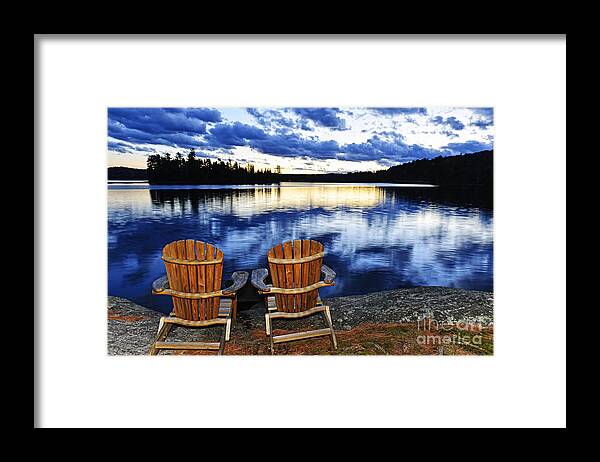 Lake Framed Print featuring the photograph Tranquility by Elena Elisseeva