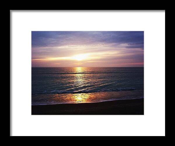 Sea Framed Print featuring the photograph Tranquility by Joyce Kimble Smith