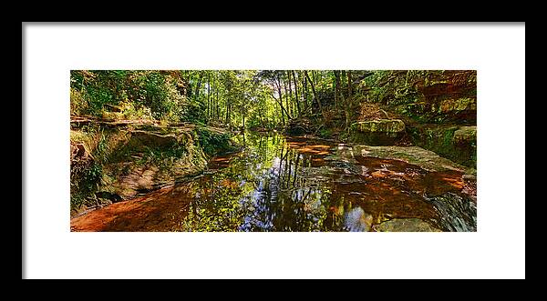 Pewitt's Nest Framed Print featuring the photograph Tranquility Revisited by Leda Robertson