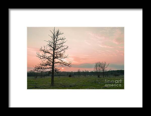 Sunset Images Framed Print featuring the photograph Transition by Dan Hefle