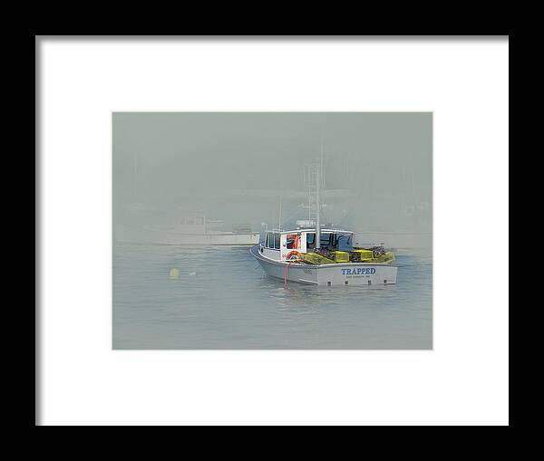 Fog Framed Print featuring the photograph Trapped in the fog by Carolyn Jacob