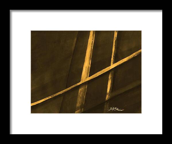 Realistic Framed Print featuring the painting Trapped  Number 11 by Diane Strain