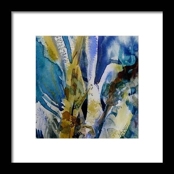 Hortensia Framed Print featuring the painting Tree by Donna Acheson-Juillet