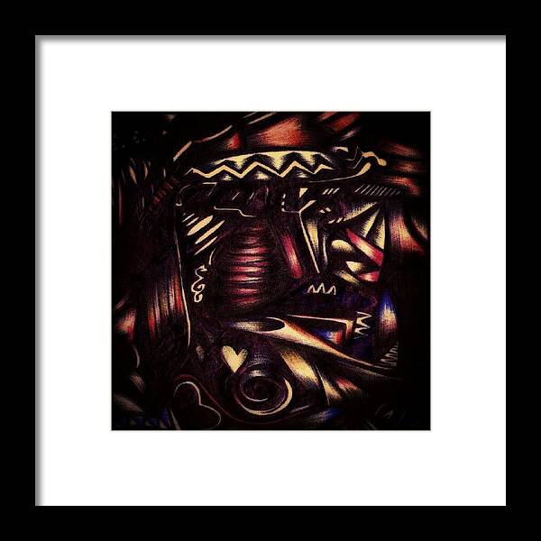 Room Framed Print featuring the photograph Tribal by Artist RiA