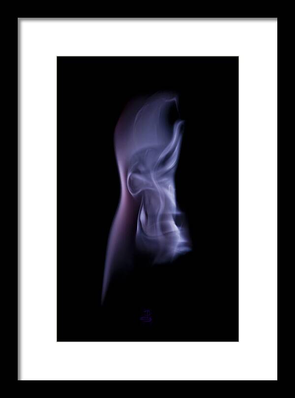 Fire Framed Print featuring the photograph Shaman by Steven Poulton