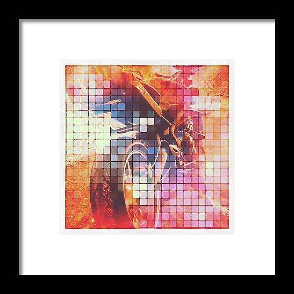 Tiles Framed Print featuring the photograph Triple Mosaic!
#triumph by Robert Campbell