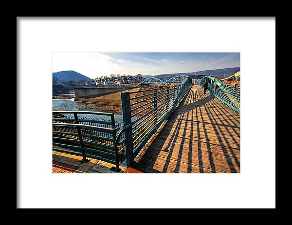 Bridges Framed Print featuring the photograph Triplets by Robert McCubbin