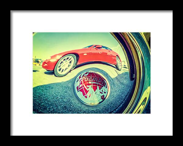 Retro Framed Print featuring the photograph Triumph and Jaguar by Spikey Mouse Photography