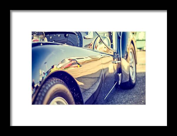 Road Framed Print featuring the photograph Triumph TR3 by Spikey Mouse Photography