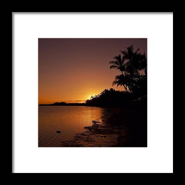 Hawaiistagram Framed Print featuring the photograph Tropical Island Dreams- South Shore by Brian Governale