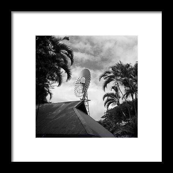 Maui Framed Print featuring the photograph Tropical Windmill by Richard Reeve