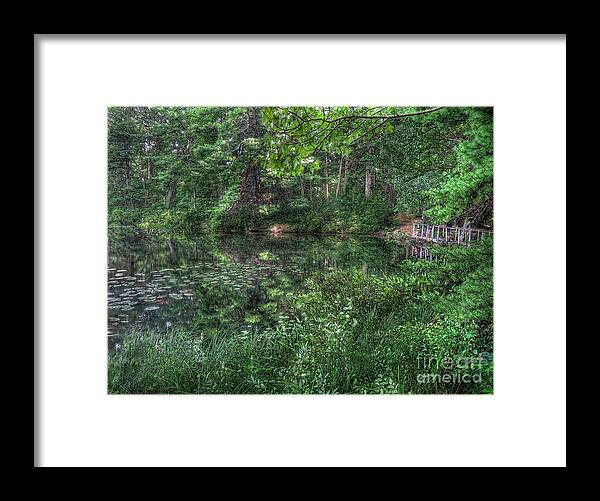 Trout Pond Framed Print featuring the photograph Trout Pond by Jeff Breiman