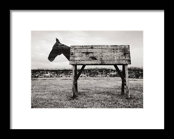 Wood Framed Print featuring the photograph Troy revisited by Arkady Kunysz