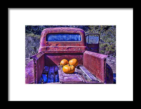 Truck Framed Print featuring the photograph Truck Bed by Garry Gay