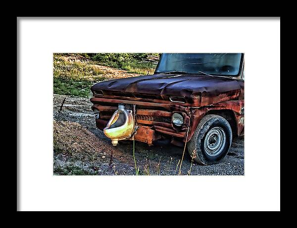Ron Roberts Framed Print featuring the photograph Truck with benefits by Ron Roberts