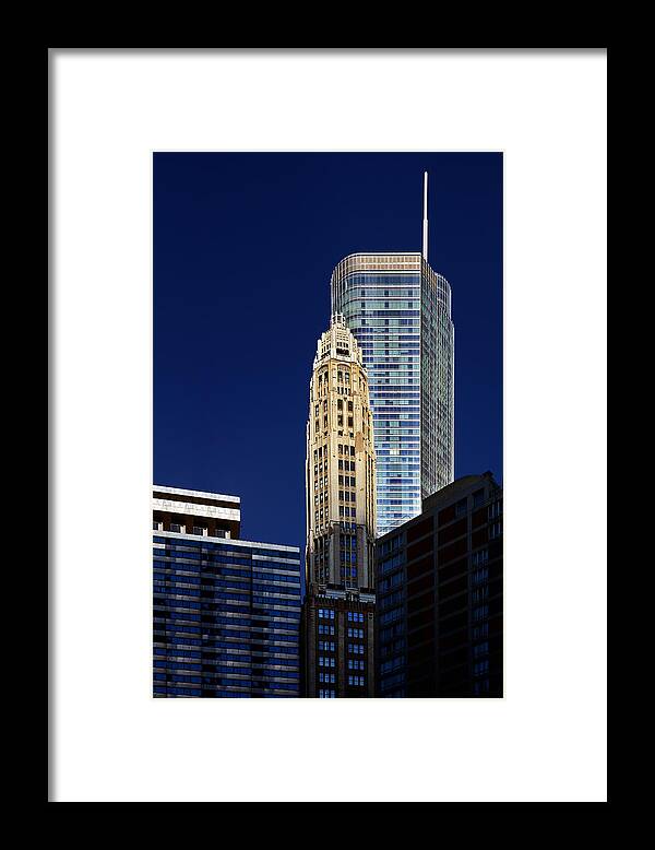 Donald Framed Print featuring the photograph Trump International Hotel and Tower Chicago by Alexandra Till