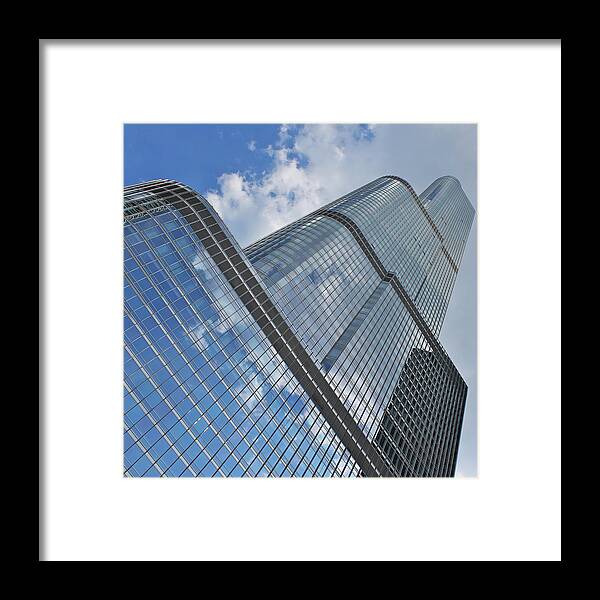 Chicago Framed Print featuring the photograph Trump Tower Chicago by Ed Pettitt