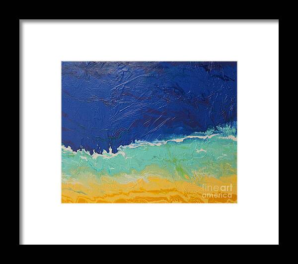 Cayman Islands Framed Print featuring the painting Tsunami by Jerome Wilson