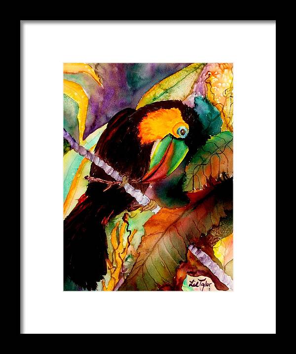 Toucan Framed Print featuring the painting Tu Can Toucan by Lil Taylor