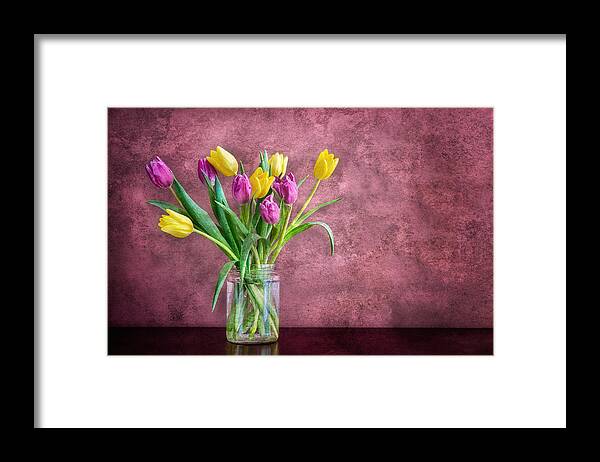 Flowers Framed Print featuring the photograph Tulips by Darylann Leonard Photography