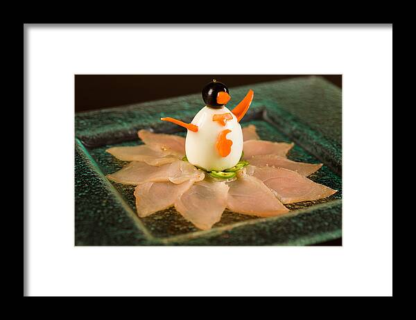 Asian Framed Print featuring the photograph Tuna Appetizer by Raul Rodriguez