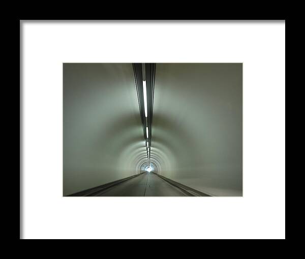Empty Framed Print featuring the photograph Tunnel by Rolfo Rolf Brenner