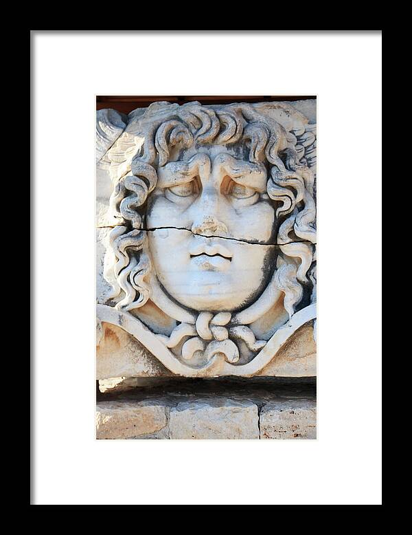 Architecture Framed Print featuring the photograph Turkey, Didyma, Ancient Roman Ruins by Emily Wilson