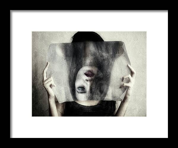 Hands Framed Print featuring the photograph Turn Off by Hari Sulistiawan