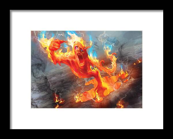 Magic Framed Print featuring the digital art Turn by Ryan Barger