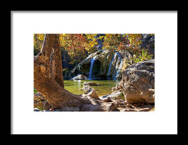 Turner Framed Print featuring the photograph Turner Falls Park by Ricky Barnard