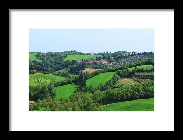 Tuscany Framed Print featuring the photograph Tuscany, Italy by Richard Krebs
