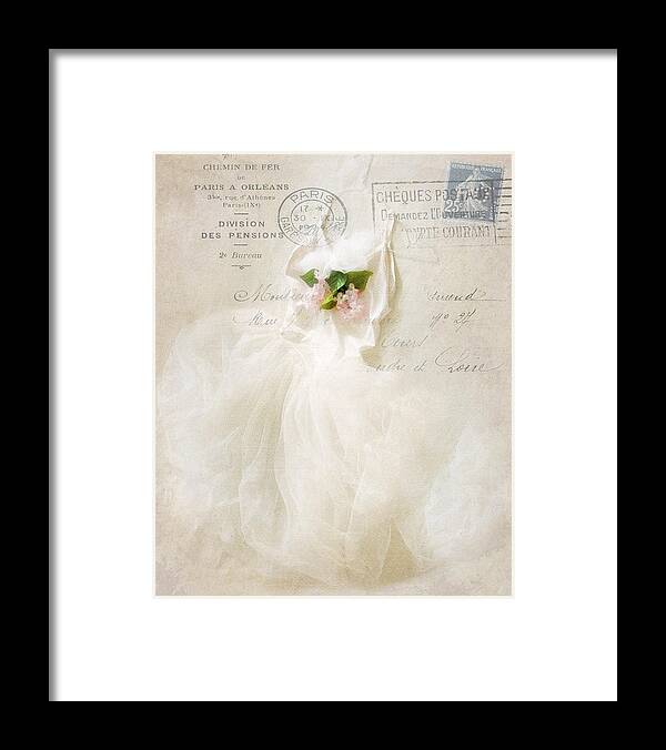 Tutu Framed Print featuring the photograph Postcard from Paris by Karen Lynch