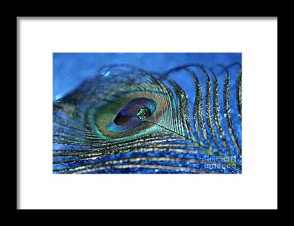 Feather Framed Print featuring the photograph Twilight Escape by Krissy Katsimbras