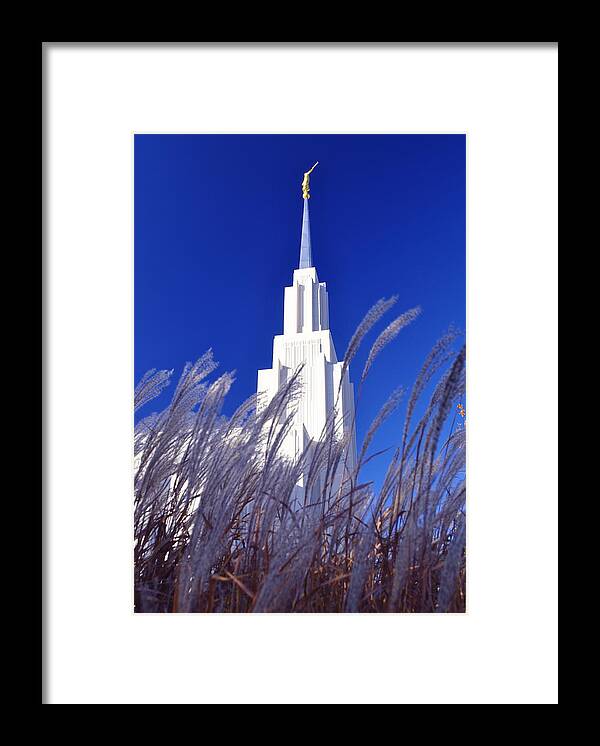 Temple Framed Print featuring the photograph Twin Falls Idaho LDS Temple by Nathan Abbott
